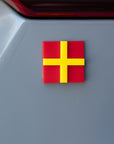 Nautical Alphabet Tile for the Car – Letter R "Romeo"