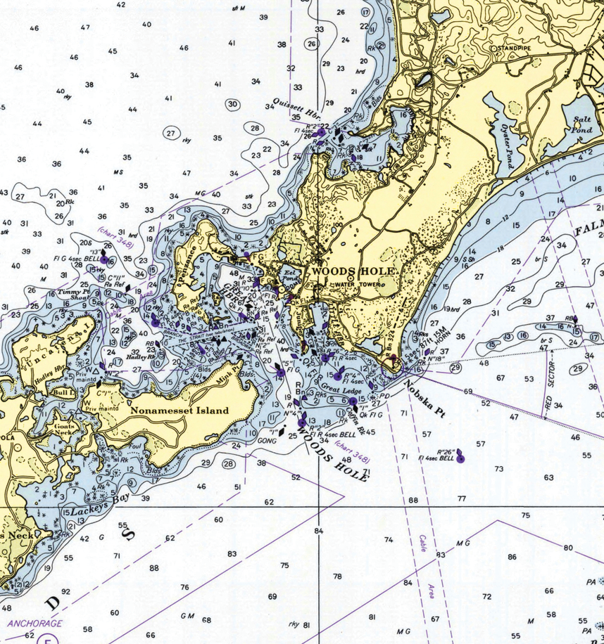 Buzzards Bay with Cuttyhunk, MA Nautical Chart Blanket My Signal Flags