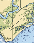 Charleston, SC Chart Blanket