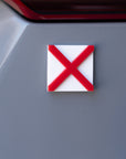 Nautical Alphabet Tile for the Car – Letter V "Victor"
