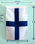 X-Ray Signal Flag (X) – International Nautical Signal Flag