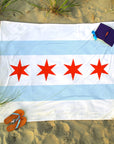 Chicago Flag Blanket