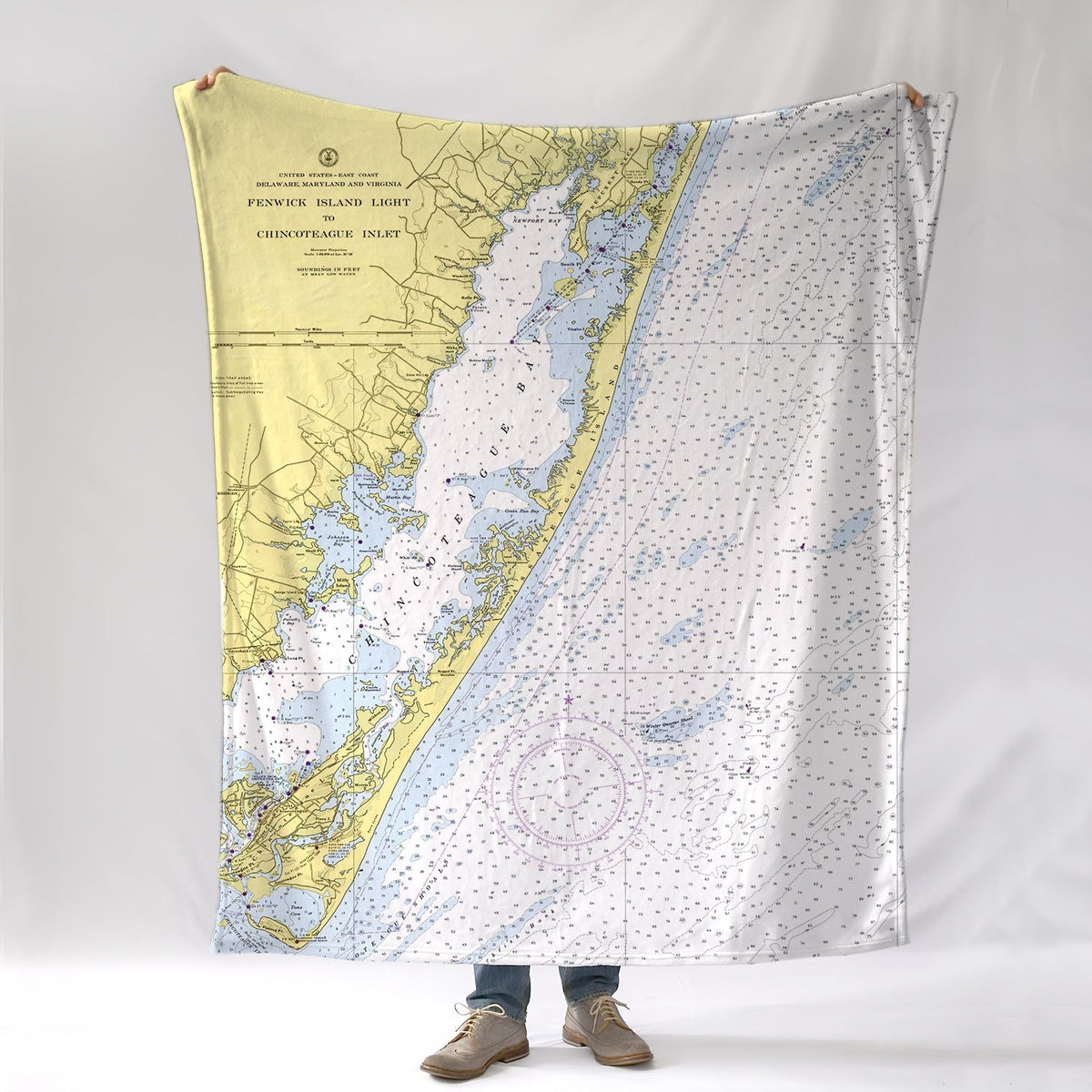 Assateague National Seashore, Fenwick Island to Chincoteague Inlet Blanket - Maritime Tribes USABlanket