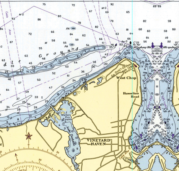 Buzzards Bay with Cuttyhunk, MA Nautical Chart Blanket - Maritime Tribes USABlanket
