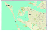 Lake Erie Placemats, set of 4
