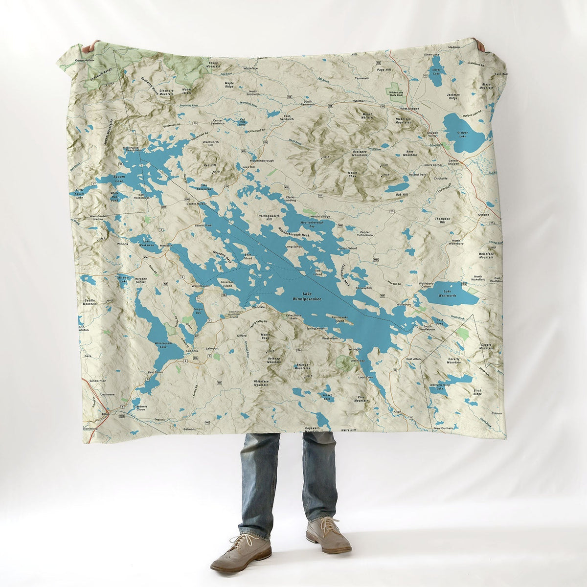 East Concord to Hampton, NH charted territory 48x55 Blanket - Maritime Tribes USABlanket