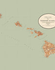 Hawaiian Islands vintage map - Quick Dry Towel - My Signal FlagsTowel