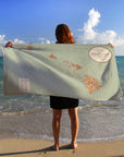 Hawaiian Islands vintage map - Quick Dry Towel - My Signal FlagsTowel