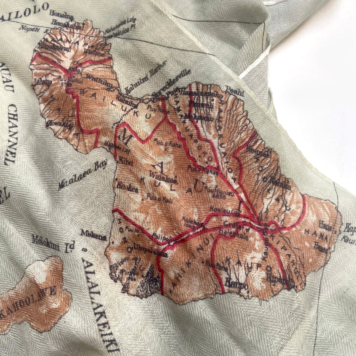 Hawaiian Islands vintage map - Quick Dry Towel - My Signal FlagsTowel