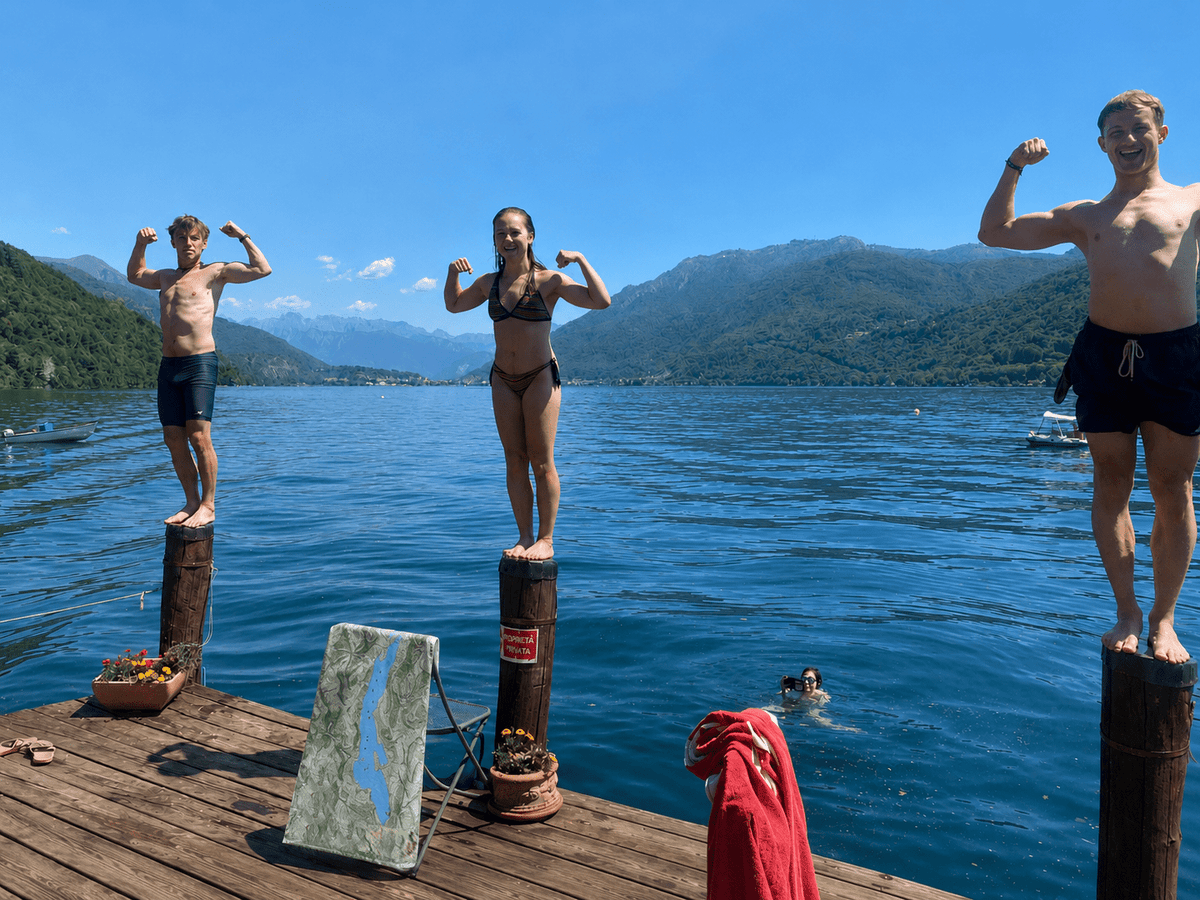 Lake Orta, Italy Map Sport Towel - My Signal Flags