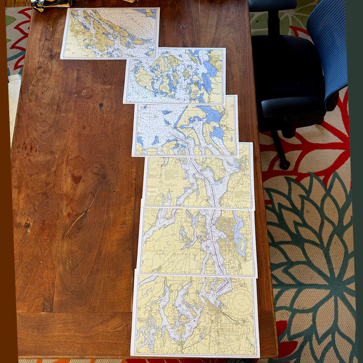 Tacoma Area - Puget Sound Placemat - My Signal FlagsLaminated Placemat