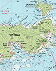 US Virgin Islands Imray Chart Blanket (St. Thomas & St. John, USVI) - Maritime Tribes USA