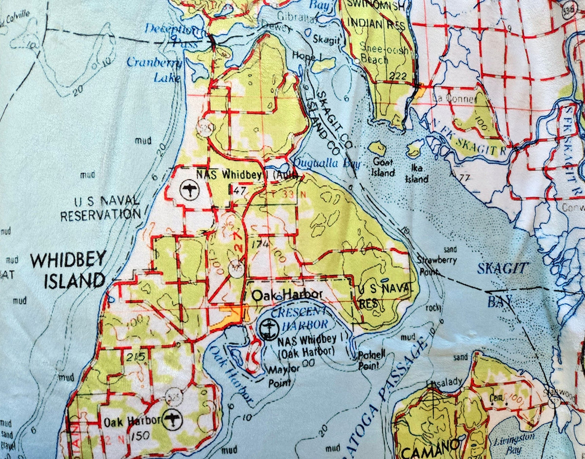 Whidbey Island & Fidalgo island Blanket - Maritime Tribes USABlanket