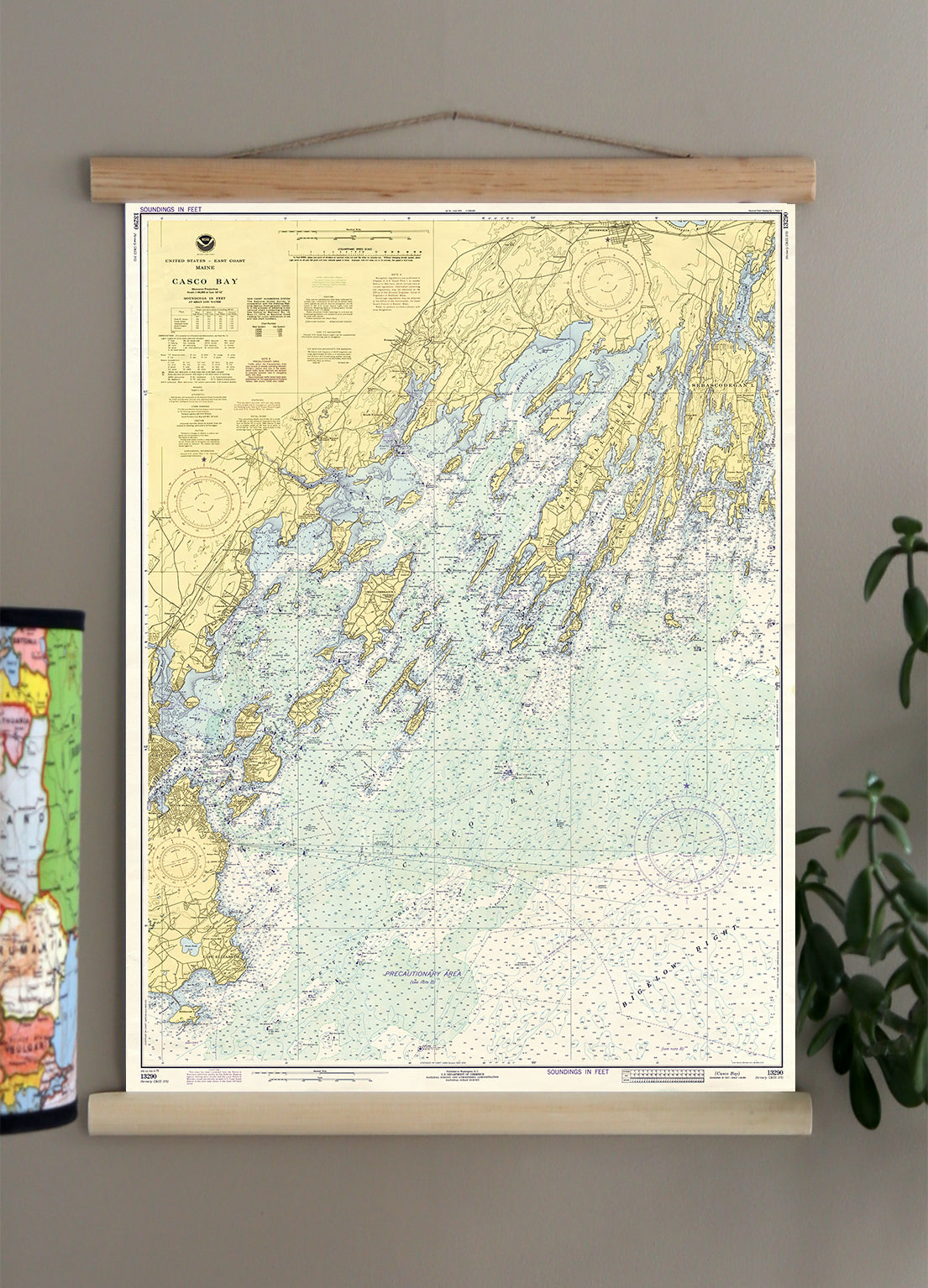 Vintage Map Scroll – My Signal Flags
