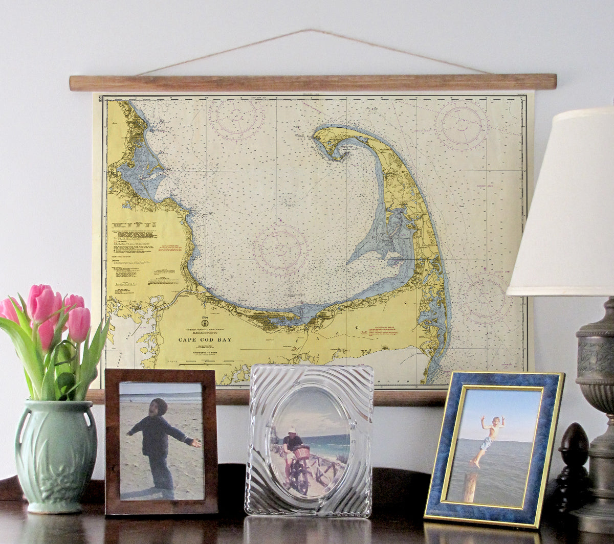 Vintage Map Scroll My Signal Flags