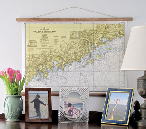 Greenwich to Westport CT - Long Island Sound West, Sherwood to Stamford Nautical Chart Scroll