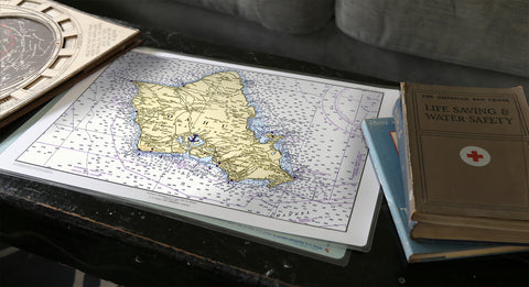 Nautical Chart Placemat