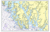 Prince of Wales Nautical Chart Placemats, set of 4
