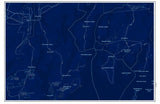 Boothbay to Bath Blue Print Placemats, set of 4