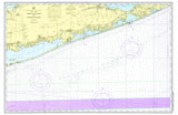 Great South Bay to Shinnecock Bay, NY Nautical Chart Placemats, set of 4