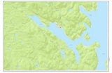 Thorne Bay Alaska Neighborhood Map Placemats, set of 4