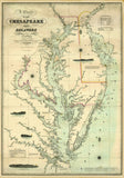 Antique_Map_Cheapeake_Bay Scroll