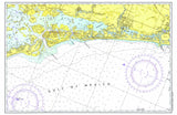Sanibel to Estero Bay Folio Style Chart Placemats, set of 4