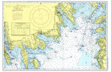 Fairhaven - Marion, Buzzards Bay Vintage Nautical Chart, muted Placemats, set of 4