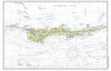 Marathon Key, FL Nautical Chart Placemats, set of 4