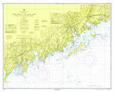 Greenwich to Westport CT - Long Island Sound West, Sherwood to Stamford Nautical Chart Scroll