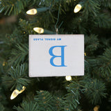 "B" Flag Vintage Ornament - mysignalflags