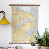 Navesink and Shrewsbury Rivers NJ Nautical Chart Scroll