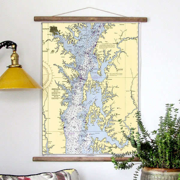 Annapolis, Chesapeake Bay - Chesapeake Bay - Entire Bay nautical chart compilation Scroll