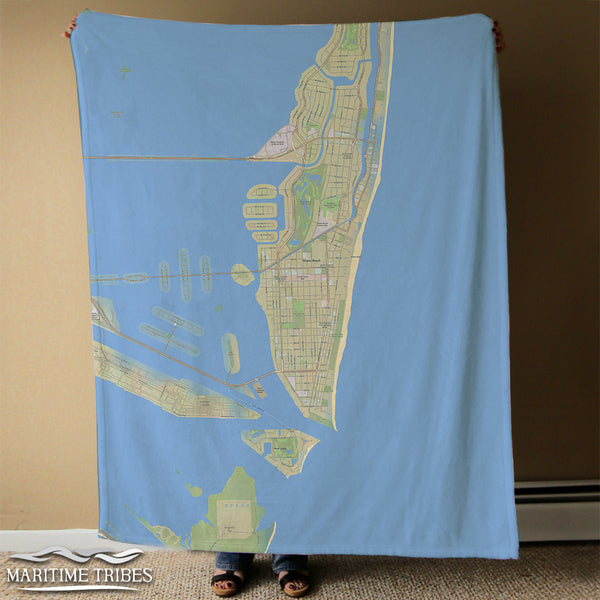 Miami South Beach FL National Geographic Blanket