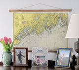 Monhegan Island to Cape Elizabeth, ME Nautical Chart Scroll