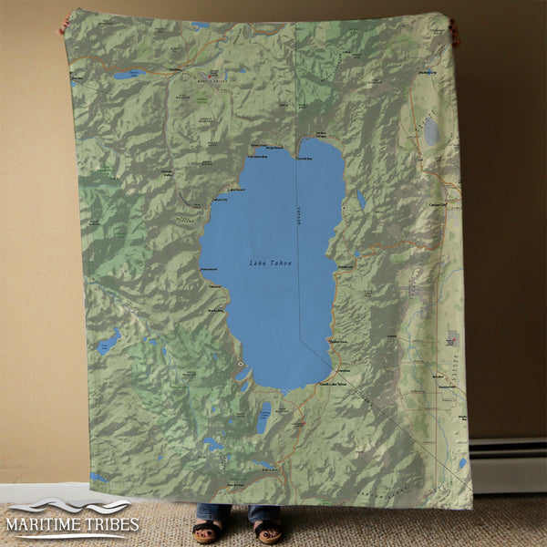 Lake Tahoe CA National Geographic Blanket