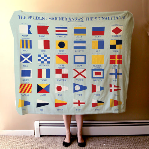 Nautical Signal Flags Blanket - mysignalflags