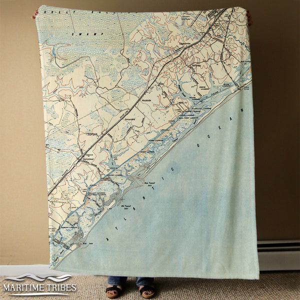 Topsail NC Antique Blanket