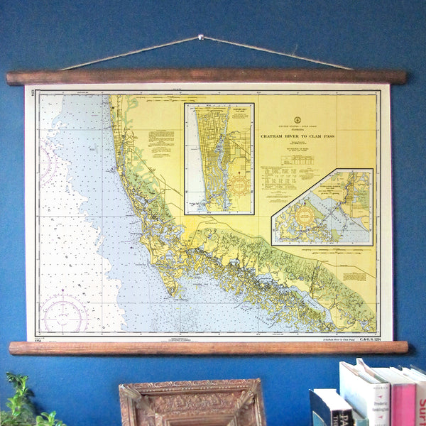 Naples to Marco Island Chart Scroll