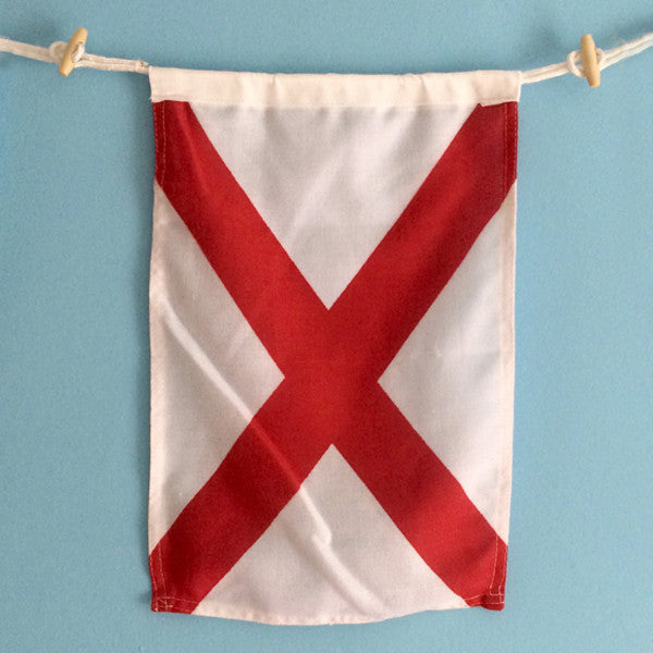 "V" Nautical Signal Flag