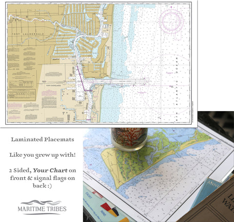 Nautical Chart Placemat