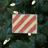 "Y" Flag Vintage Ornament - mysignalflags