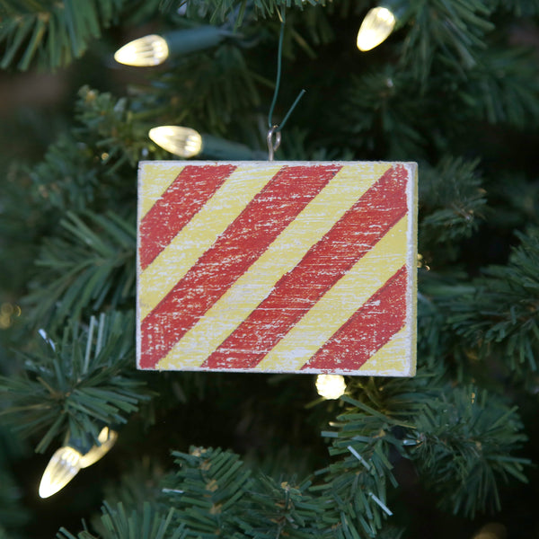 "Y" Flag Vintage Ornament