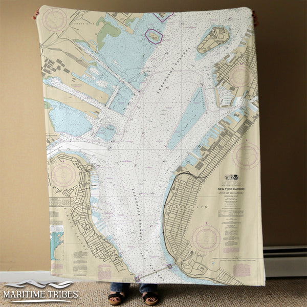 New York Harbor -Upper Bay and Narrows Chart (2013) Blanket