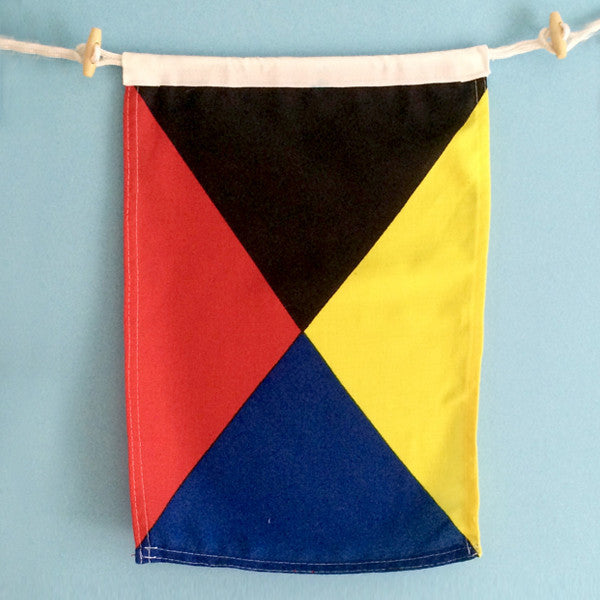 "Z" Nautical Signal Flag