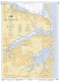 Navesink and Shrewsbury Rivers NJ Nautical Chart Scroll