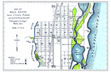 Boca Raton - Rickards Map Placemats, set of 4
