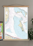Straits of Florida - Eastern Part - Nautical Chart, c. 2017 Scroll