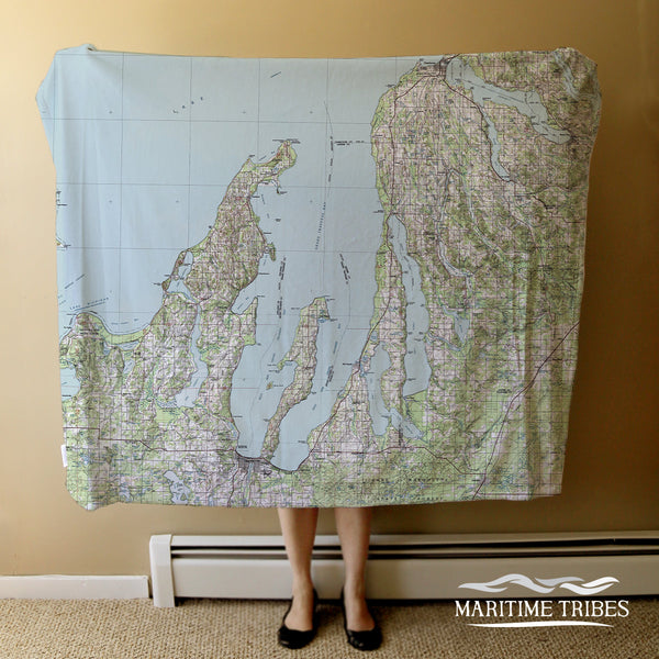 Bellaire, MITopo Map Blanket