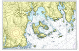 Englishman Bay Nautical Chart Placemats, set of 4